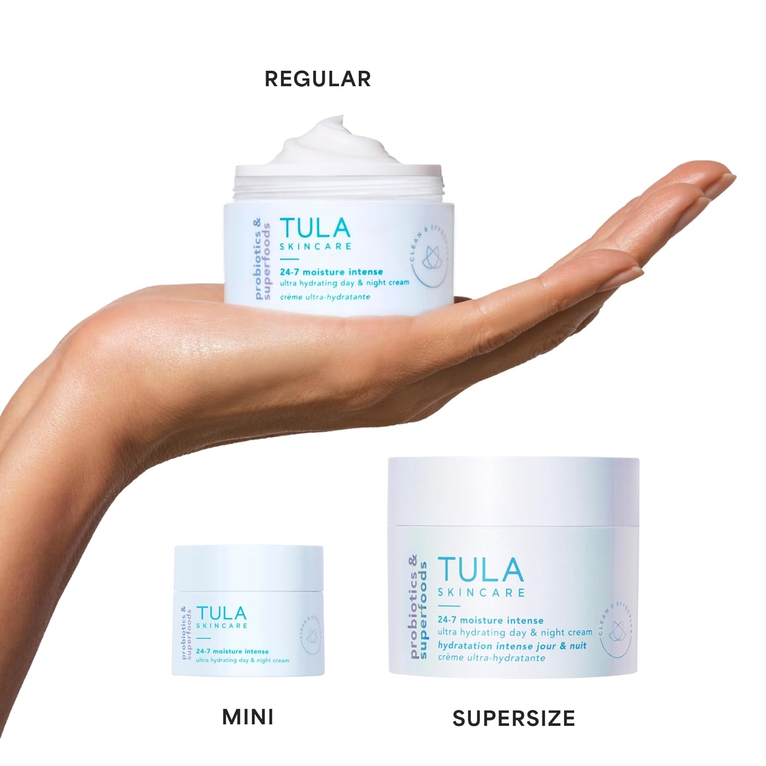 TULA Skin Care 24-7 Moisture Intense Ultra Hydrating Day & Night Cream - Ultra Nourishing Moisturizer for Face, Soothe Skin, Maintain Skin Balance & Improve Skin Smoothness